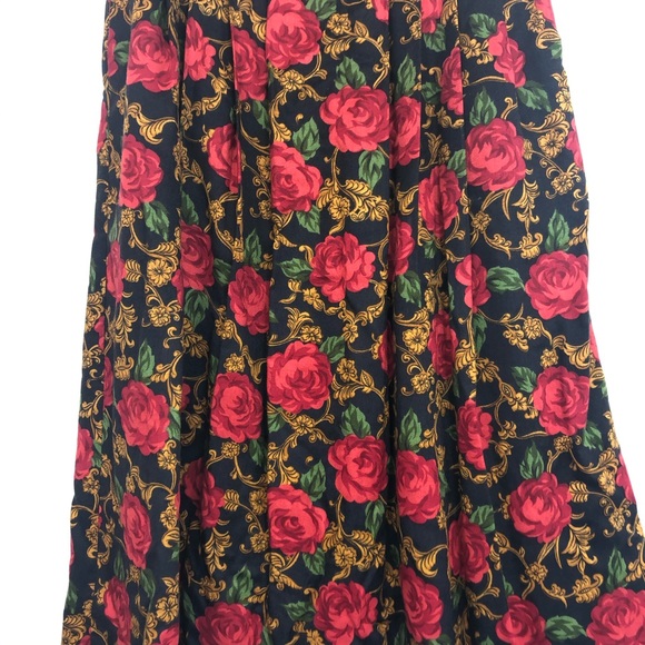 DIVERSITY midi flowy floral skirt in size 14P - Picture 4 of 9
